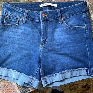 Denim shorts